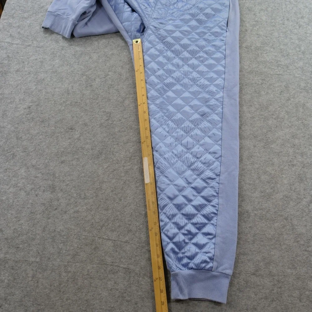 True Religion Jogger Sweatpants  Mens Large Blue Quilted Puffer Pants Streetwear